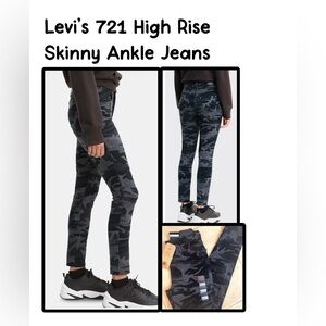 Levi’s 721 High Rise Skinny Ankle Jeans